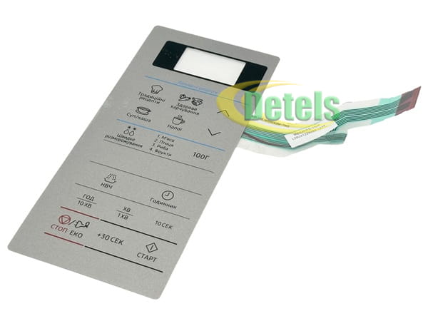 Сенсорна панель (клавіатура) для мікрохвильової печі Samsung ME83KRS-1/UA (DE34-00438L) Сенсорна панель (клавіатура) для мікрохвильової печі Samsung ME83KRS-1/UA (DE34-00438L)
